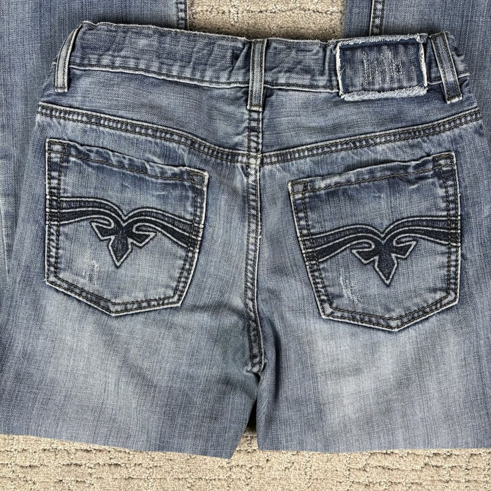 Helix Boys Y2K Blue Denim Jeans Straight Leg Slim Boot Fit Size 16